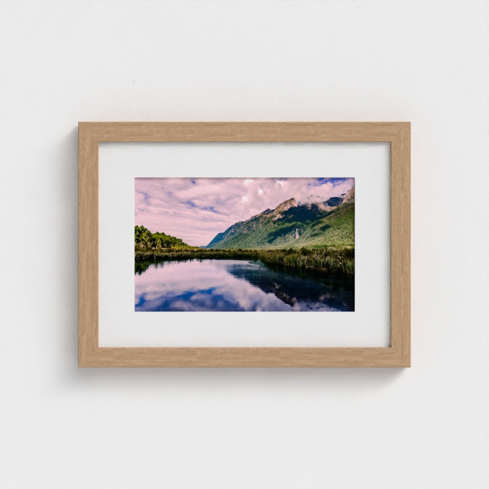 Fine Art Print – Enhanced Matte - Mountain Reflections in Still Water