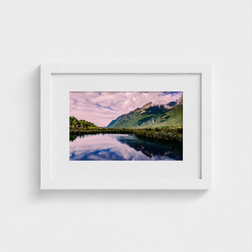 Fine Art Print – Enhanced Matte - Mountain Reflections in Still Water