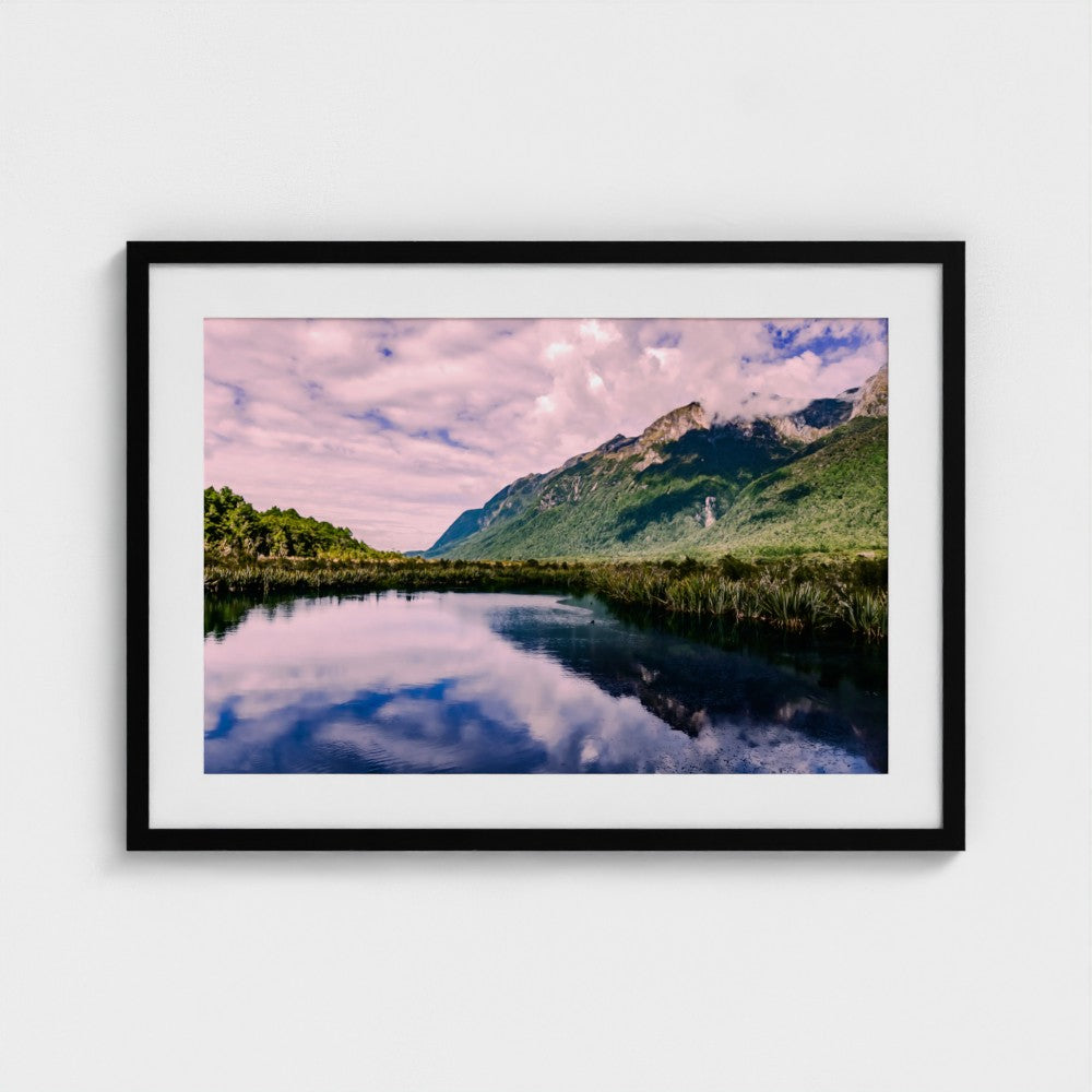 Fine Art Print – Enhanced Matte - Mountain Reflections in Still Water