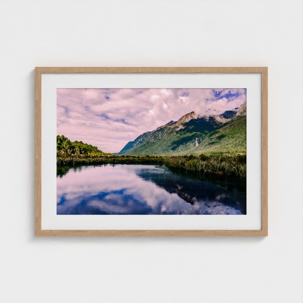 Fine Art Print – Enhanced Matte - Mountain Reflections in Still Water
