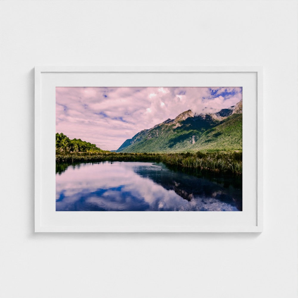 Fine Art Print – Enhanced Matte - Mountain Reflections in Still Water