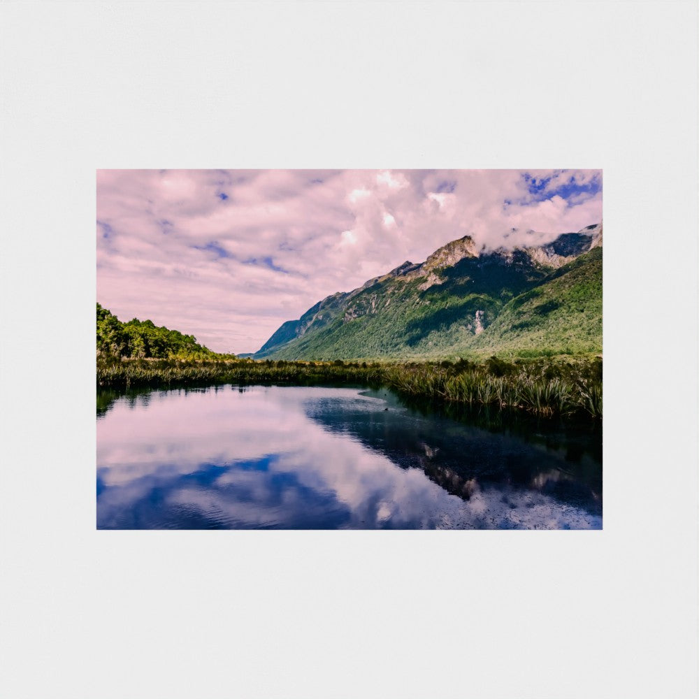 Fine Art Print – Enhanced Matte - Mountain Reflections in Still Water