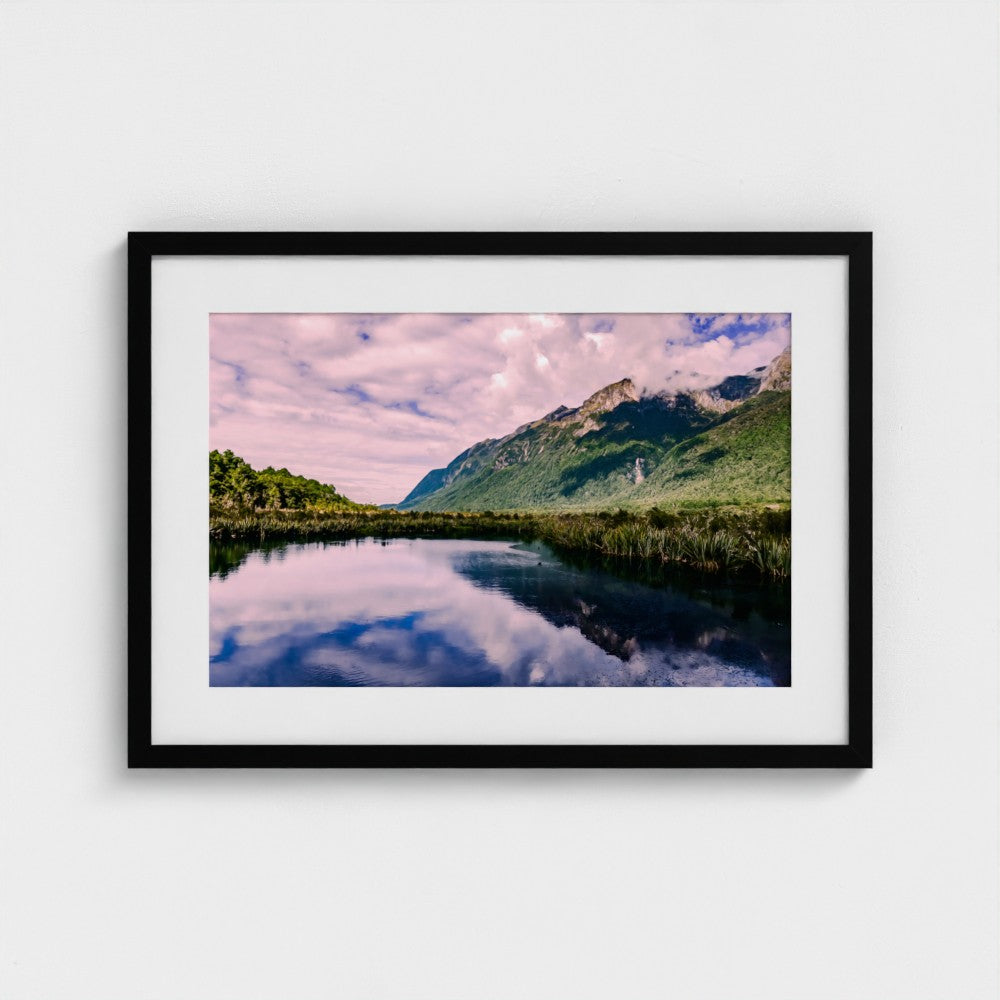 Fine Art Print – Enhanced Matte - Mountain Reflections in Still Water