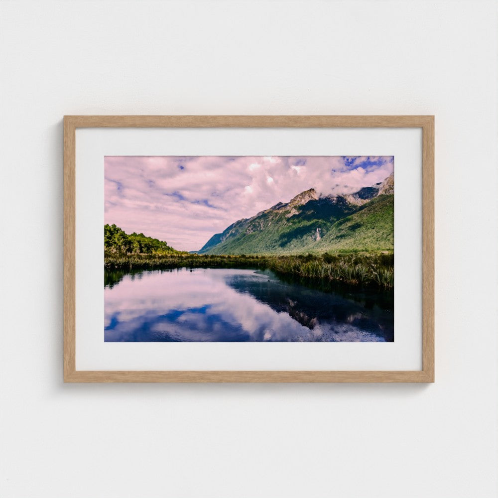 Fine Art Print – Enhanced Matte - Mountain Reflections in Still Water