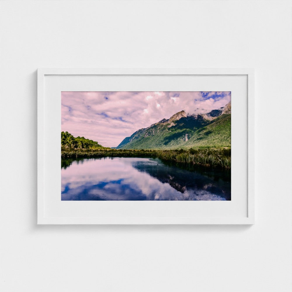Fine Art Print – Enhanced Matte - Mountain Reflections in Still Water