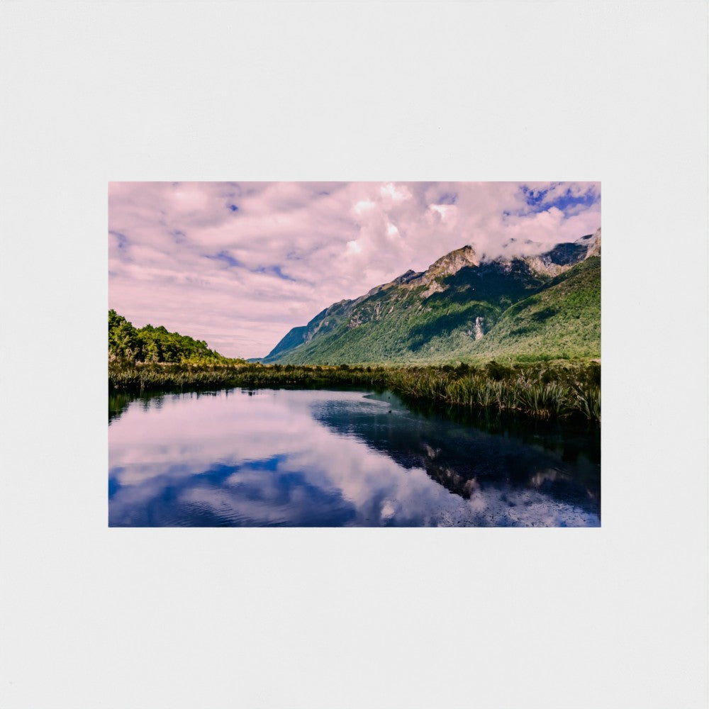 Fine Art Print – Enhanced Matte - Mountain Reflections in Still Water