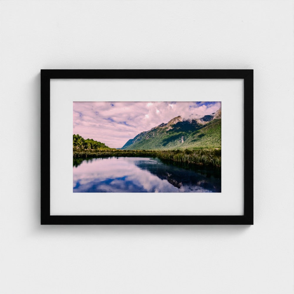 Fine Art Print – Enhanced Matte - Mountain Reflections in Still Water