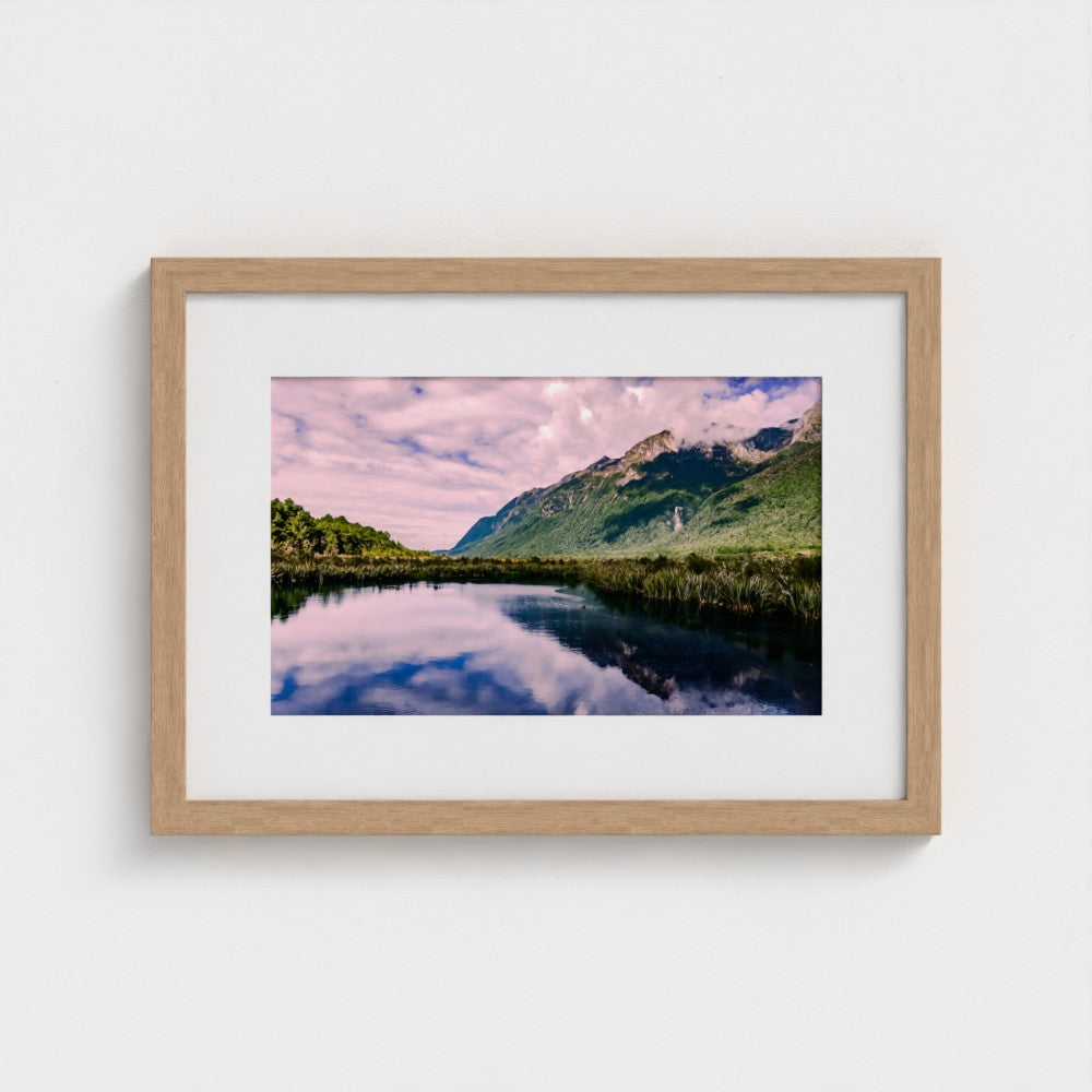 Fine Art Print – Enhanced Matte - Mountain Reflections in Still Water