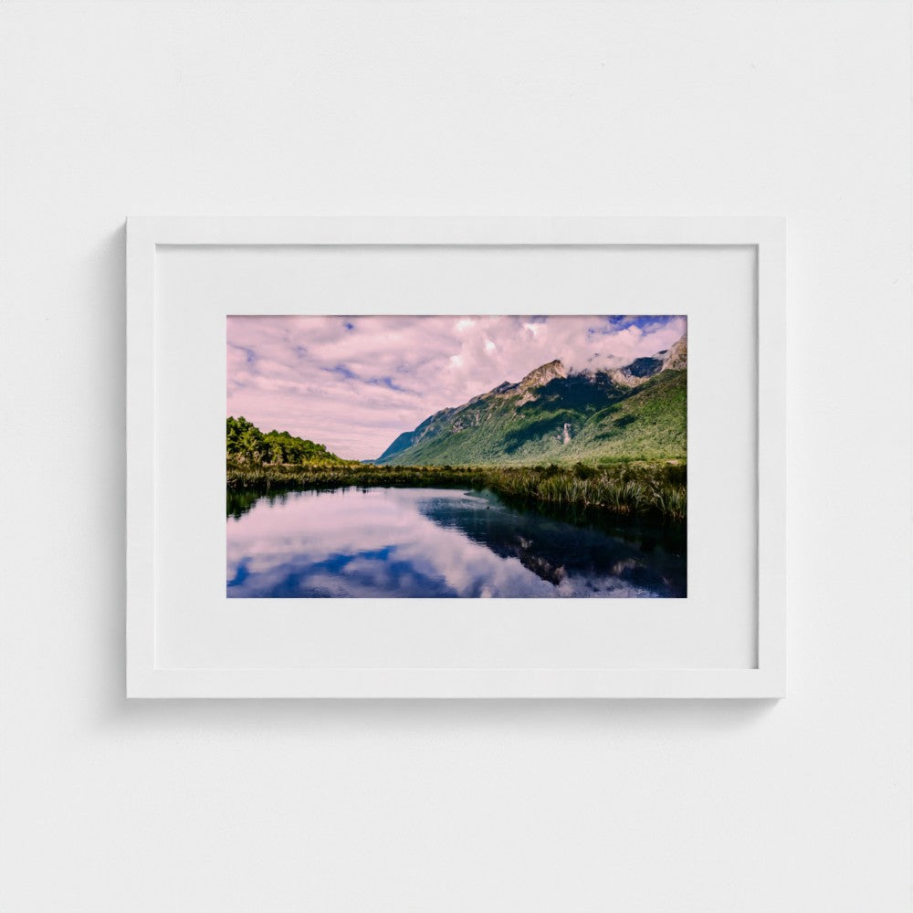 Fine Art Print – Enhanced Matte - Mountain Reflections in Still Water