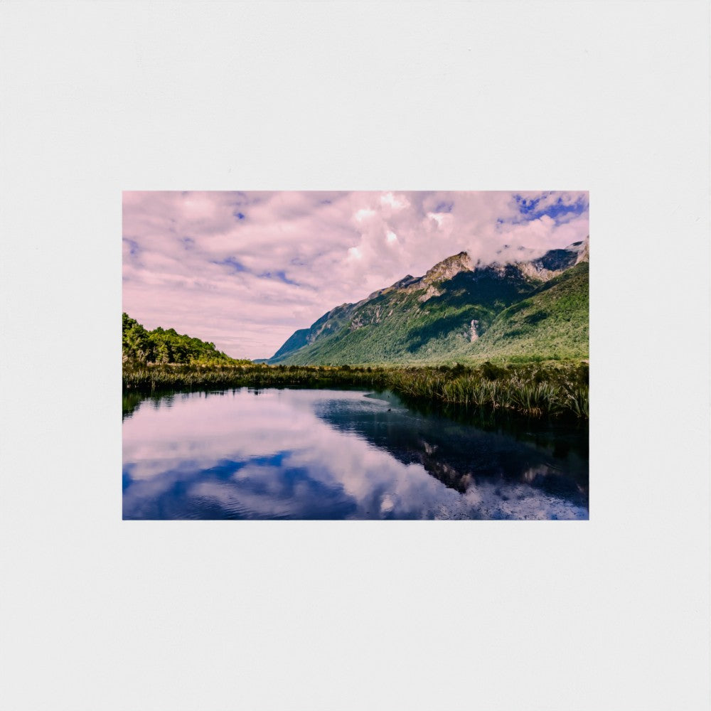 Fine Art Print – Enhanced Matte - Mountain Reflections in Still Water