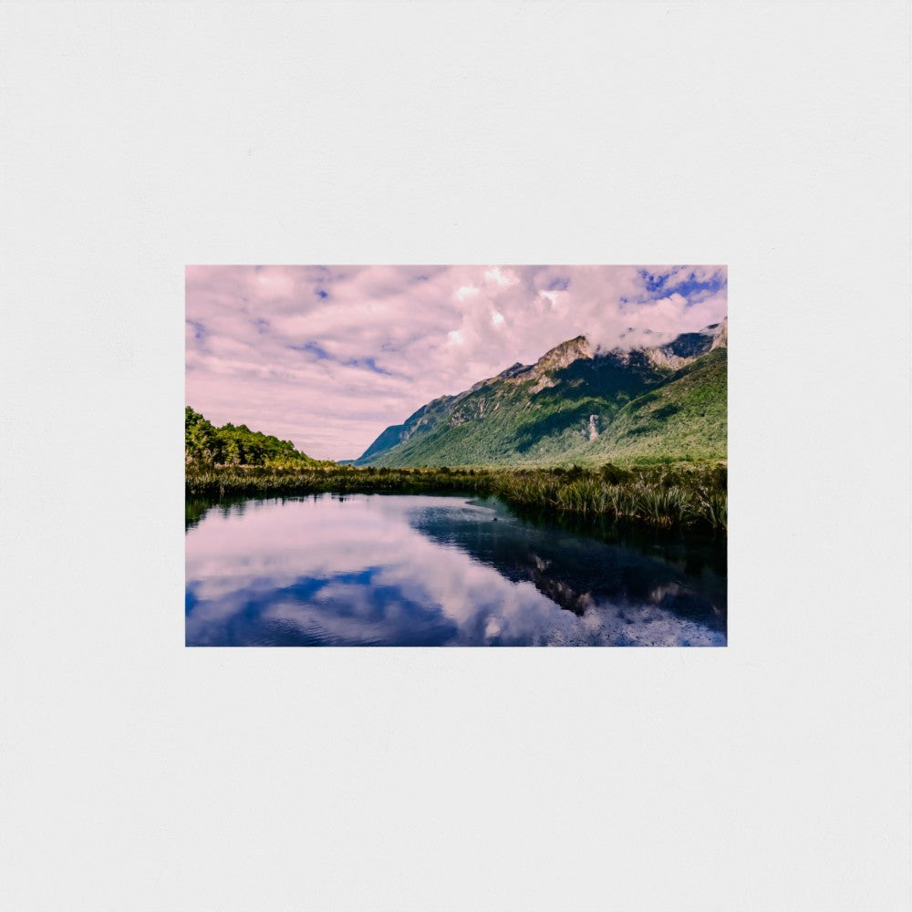 Fine Art Print – Enhanced Matte - Mountain Reflections in Still Water