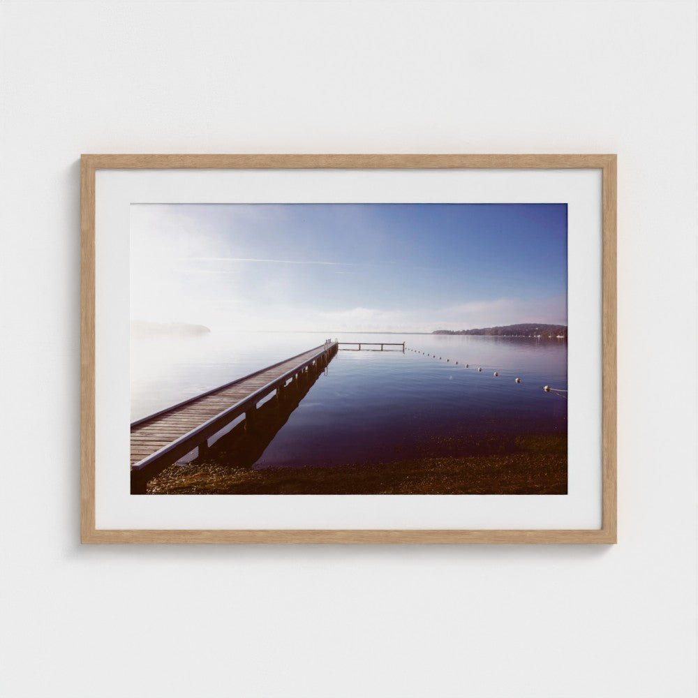 Fine Art Print – Enhanced Matte - Misty Pier at Dawn