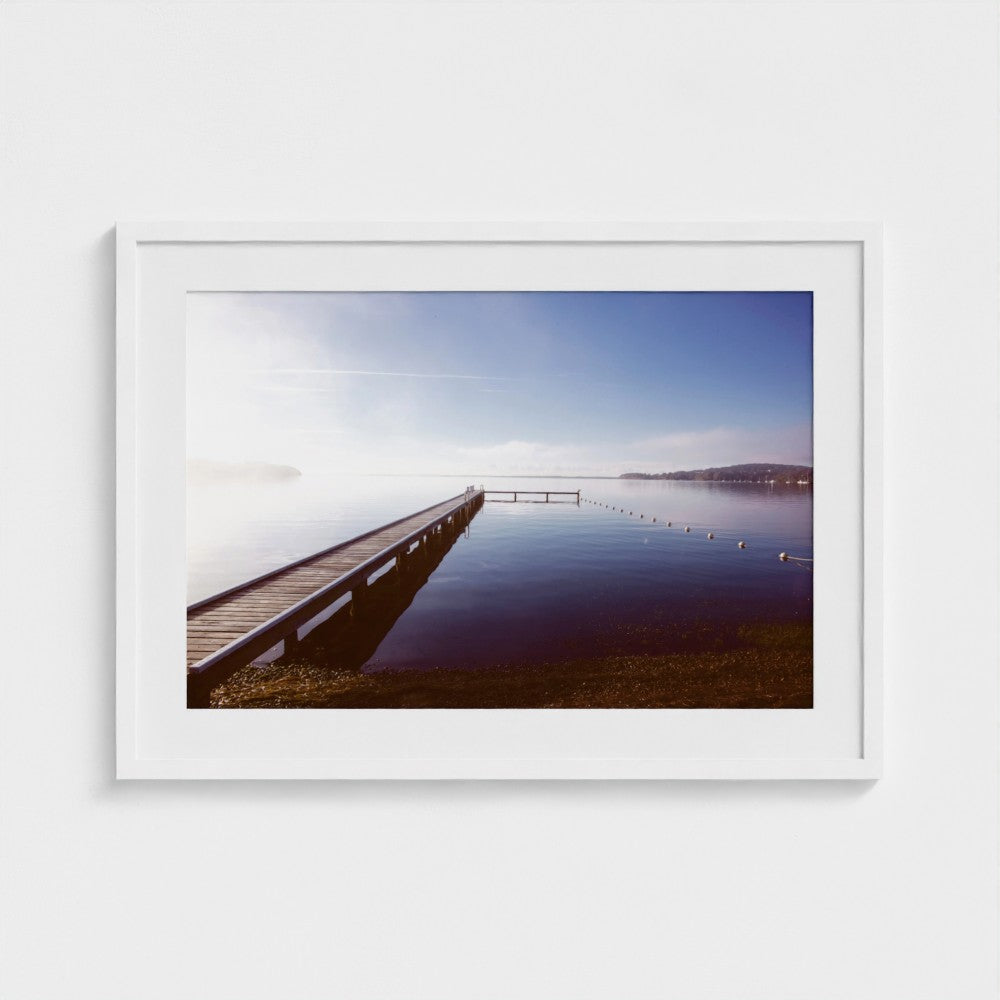 Fine Art Print – Enhanced Matte - Misty Pier at Dawn