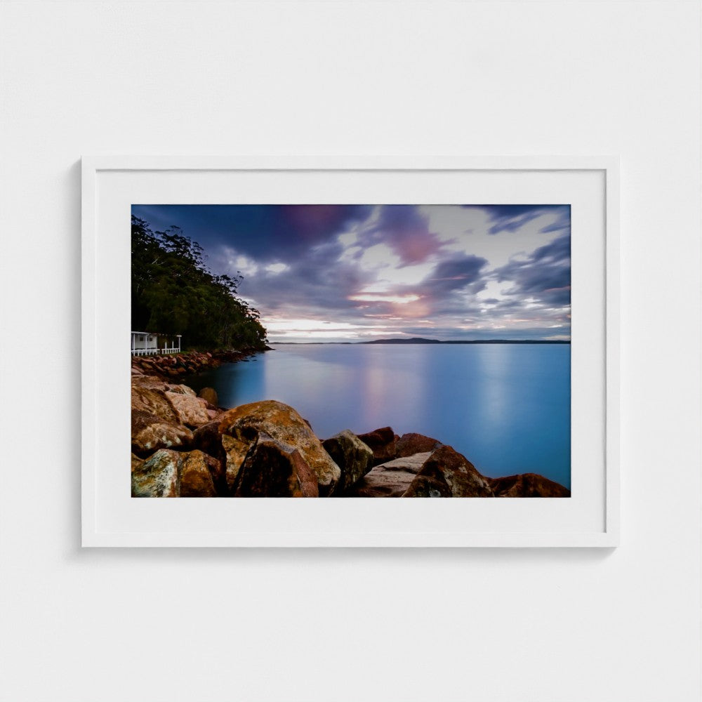 Fine Art Print – Enhanced Matte - Rocky Coastline at Sunset
