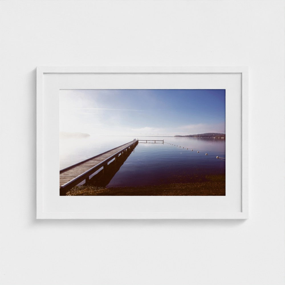 Fine Art Print – Enhanced Matte - Misty Pier at Dawn