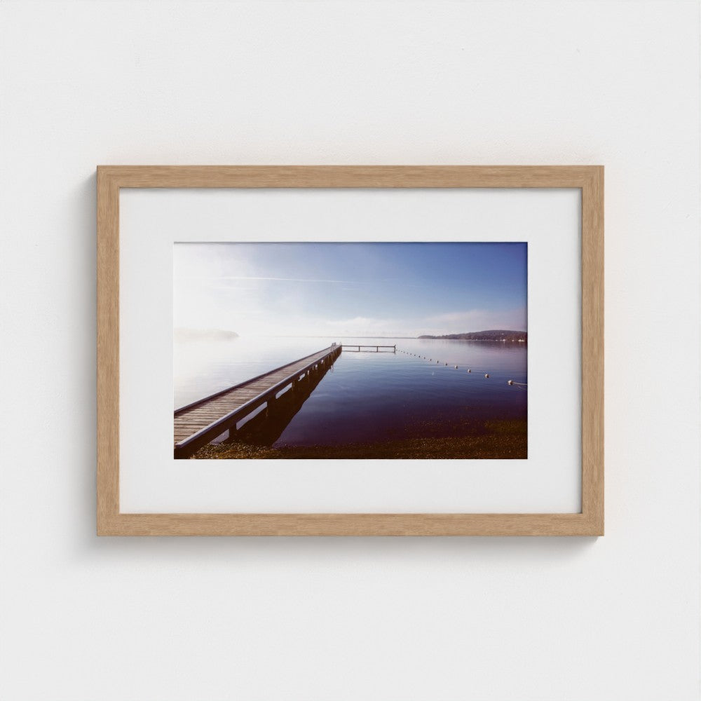 Fine Art Print – Enhanced Matte - Misty Pier at Dawn