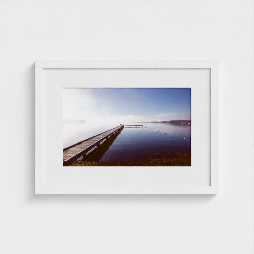 Fine Art Print – Enhanced Matte - Misty Pier at Dawn