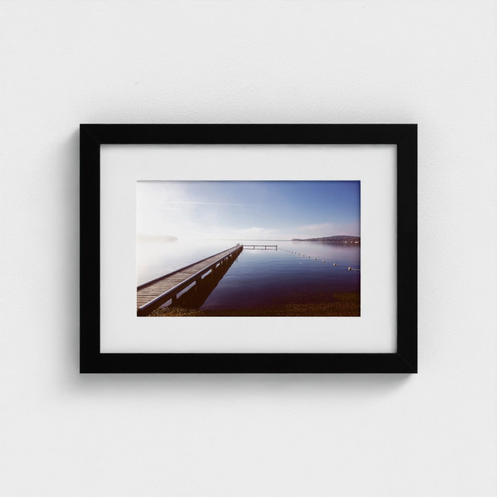 Fine Art Print – Enhanced Matte - Misty Pier at Dawn