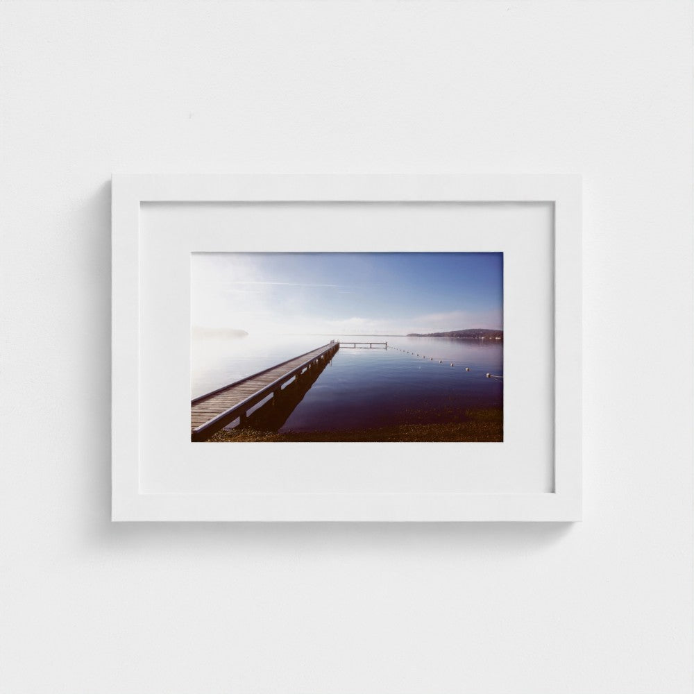 Fine Art Print – Enhanced Matte - Misty Pier at Dawn